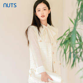 NUTS商场同款春秋款时尚气质小香风马夹女4320301A1