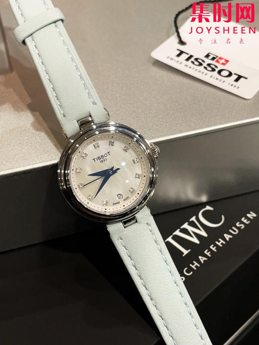 天梭新款嘉丽系列"小美人" 女士石英腕表 整体非常简洁 贝母面 商品图2