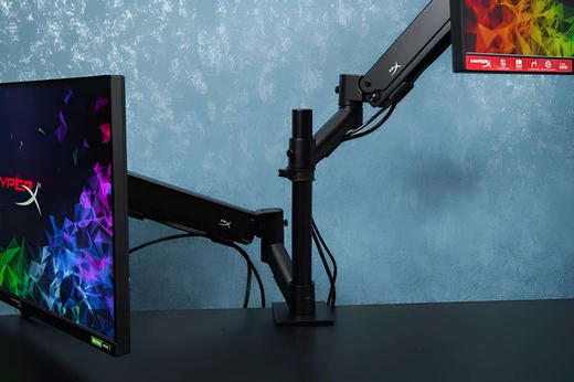 极度未知/HyperX显示器支架 机械臂升降伸缩万向旋转悬臂倒挂VESA 代工厂清仓工包出货无彩盒 商品图1