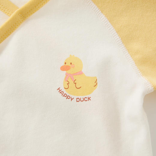 怡比快乐鸭鸭长袖系带上衣2件入HY25AUN082黄花色调52#-59# 商品图13