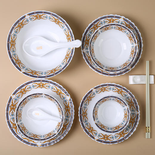 康宁冰萃玲珑  彭巴杜夫人系列 餐具16件套A CB-BPBD16A/KZ/LS 商品图3