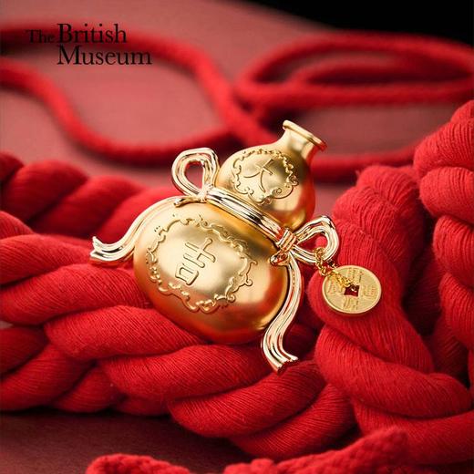 大英博物馆东方梦境国风复古葫芦车载香薰香氛高级感礼盒福禄大吉吉祥 商品图0