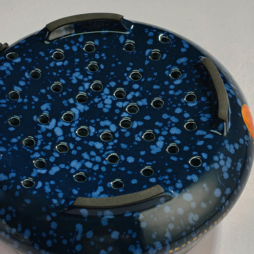 微哲明丨柿柿如意 窑变陶瓷 茶道电陶炉 1000W 宝蓝圆型/白色方型 不含壶 商品图5