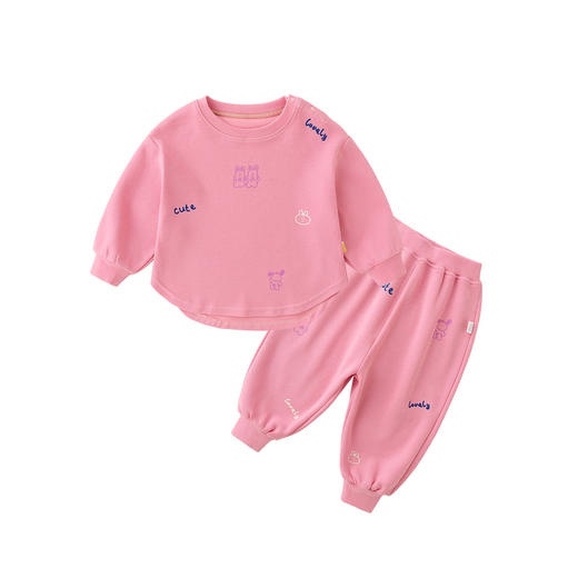 【新品上架】嘟嘟家女童套装秋季宝宝卫衣裤子两件套女宝衣服秋款休闲儿童童装 商品图4