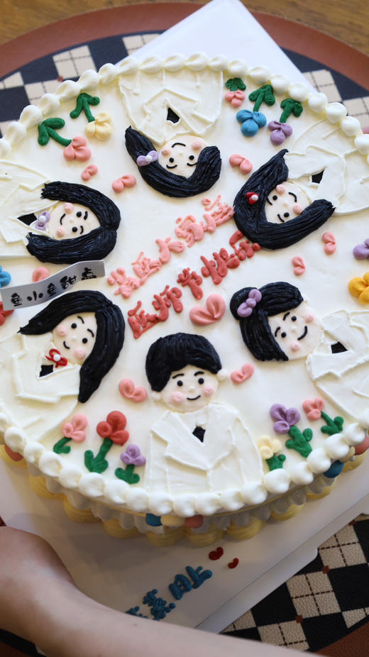 8.19医师节蛋糕-手绘定制多人医师 商品图6