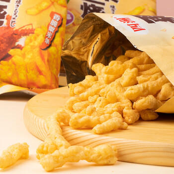 四洲粟一烧 非油炸膨化食品玉米脆32g*8包  办公室出游休闲零食 /休闲食品 /膨化食品 /玉米卷/粟米棒 商品图1