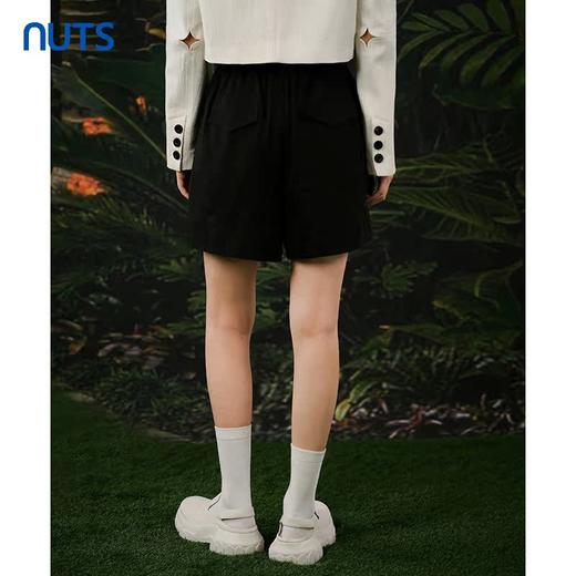 NUTS春秋季新款通勤气质简约高腰系带短款休闲裤女418072446 商品图4