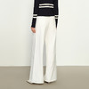 NEELLY纳俪商场同款秋季新款经典白色直筒裤女垂感休闲显瘦长裤N25084H04593 商品缩略图1