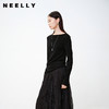 NEELLY纳俪商场同款秋季新款设计感休闲针织衫女简约舒适上衣N25081A01055 商品缩略图0