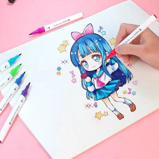 积米马克纸 马克笔用纸 涂鸦大画纸手抄报 A3/A4 160g 20张/包 学生画画图画纸 商品图3