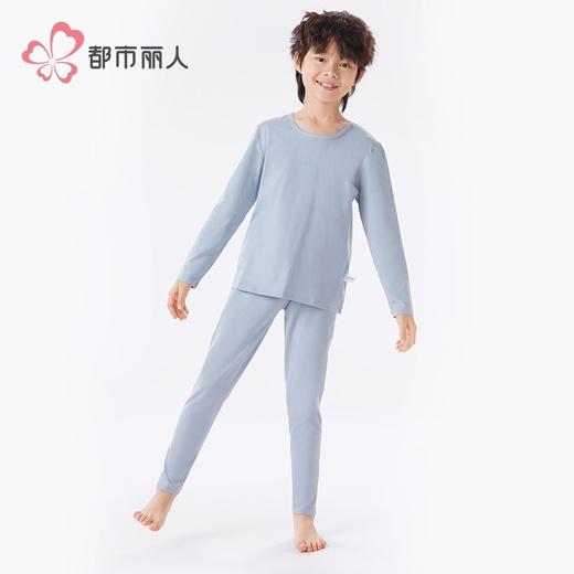 都市丽人男童女童可穿棉质儿童保暖衣长袖长裤保暖衣套装JWH1A4 商品图7