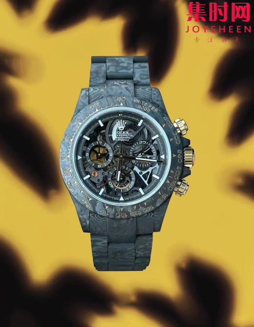 改装迪通拿全碳纤维 TWF劳家震撼改装「金纹碳影」男士腕表 商品图0