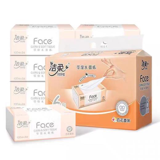 洁柔百花香味抽纸6连包120抽   6包/提 商品图3