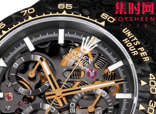 改装迪通拿全碳纤维 TWF劳家震撼改装「金纹碳影」男士腕表 商品图3