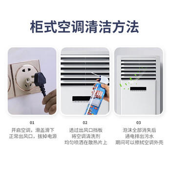 蓝洁星（LANJIEXING）空调清洗剂500ml*2瓶 除菌家用免拆洗汽车空调清洁剂杀菌99% /家庭清洁/纸品 /家庭环境清洁 /空调清洁剂 商品图5