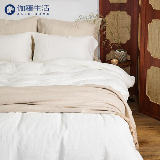 伽罗 JALO 双层纱床品四件套-床笠款 商品图0