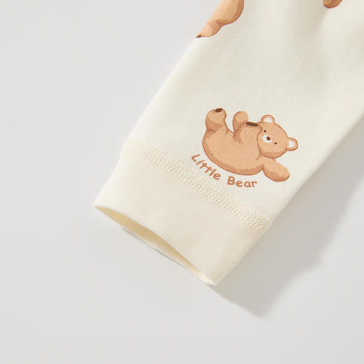 怡比陪伴小熊长袖圆领套装HY25AUN074咖色调80#-130# 商品图11