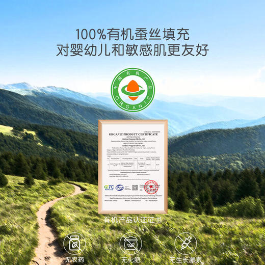 罗莱儿童XS 艺术 W-A类莱赛尔抗菌蚕丝被-夏 鲸鱼城堡  蓝色 120×150cm 商品图4