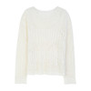 NEELLY纳俪商场同款秋季新款设计感随性休闲镂空长袖针织衫女毛衣N25084A04598 商品缩略图3