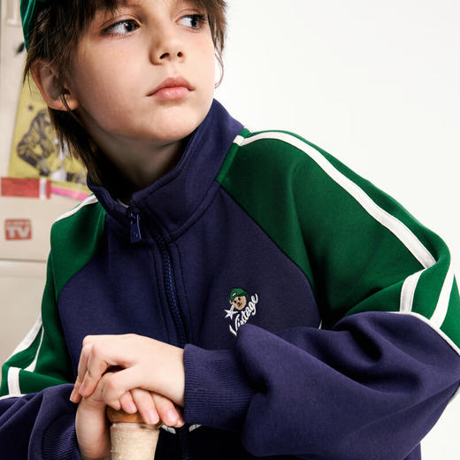 马骑顿（MQD）MQD男大童秋季新品潮酷休闲卡通圆领卫衣 商品图4