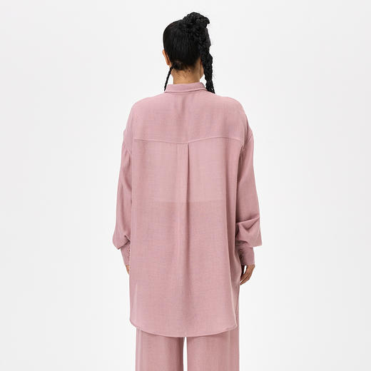 精纺羊绒宽松女衬衫  SJF97W316A 商品图5