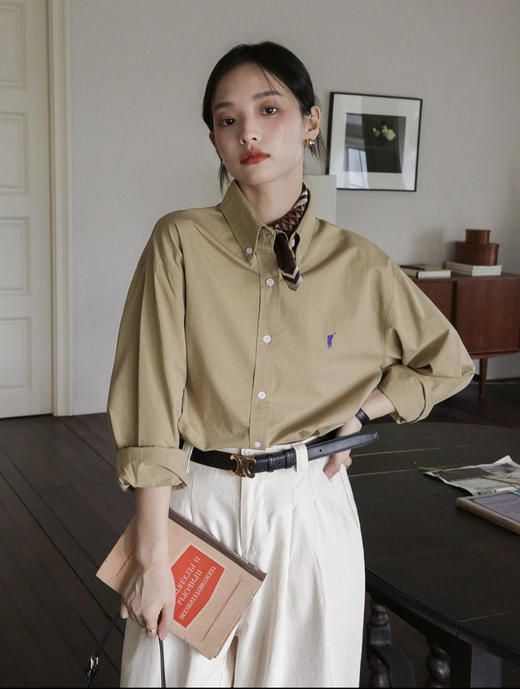 拉夫劳伦 logo刺绣衬衫（SS） 商品图12