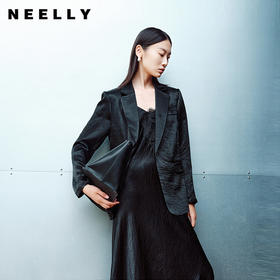 NEELLY纳俪商场同款秋季新款高级感宽松西装外套女精致干练西服N25081W01154