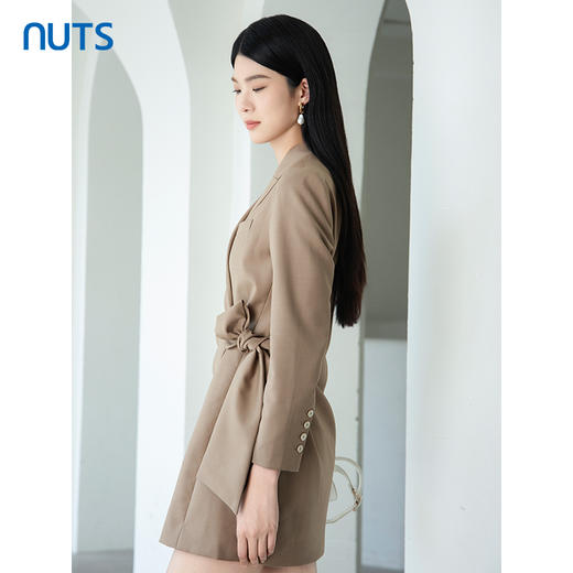 NUTS商场同款春秋款时尚气质高级感职场OL西装外套女4390407A1 商品图2