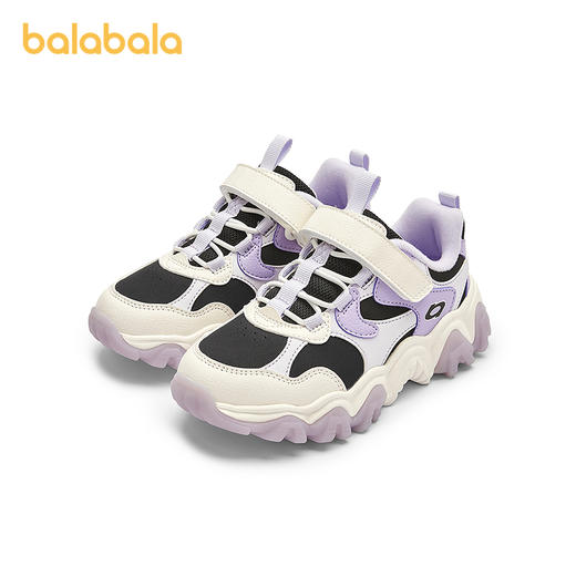 巴拉巴拉童鞋儿童运动鞋女童鞋2025新春秋鞋子厚底老爹鞋撞色潮流 商品图4