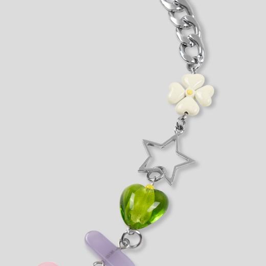 GOODBAI GOODEES 五彩logo多元素挂坠项链 商品图4