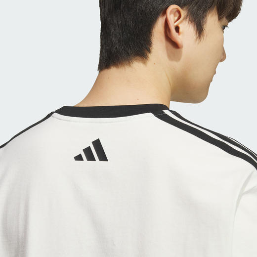 Adidas阿迪达斯LOOSE FIT T-SHIRT 纯棉印花运动宽松短袖T恤KF2478 商品图4