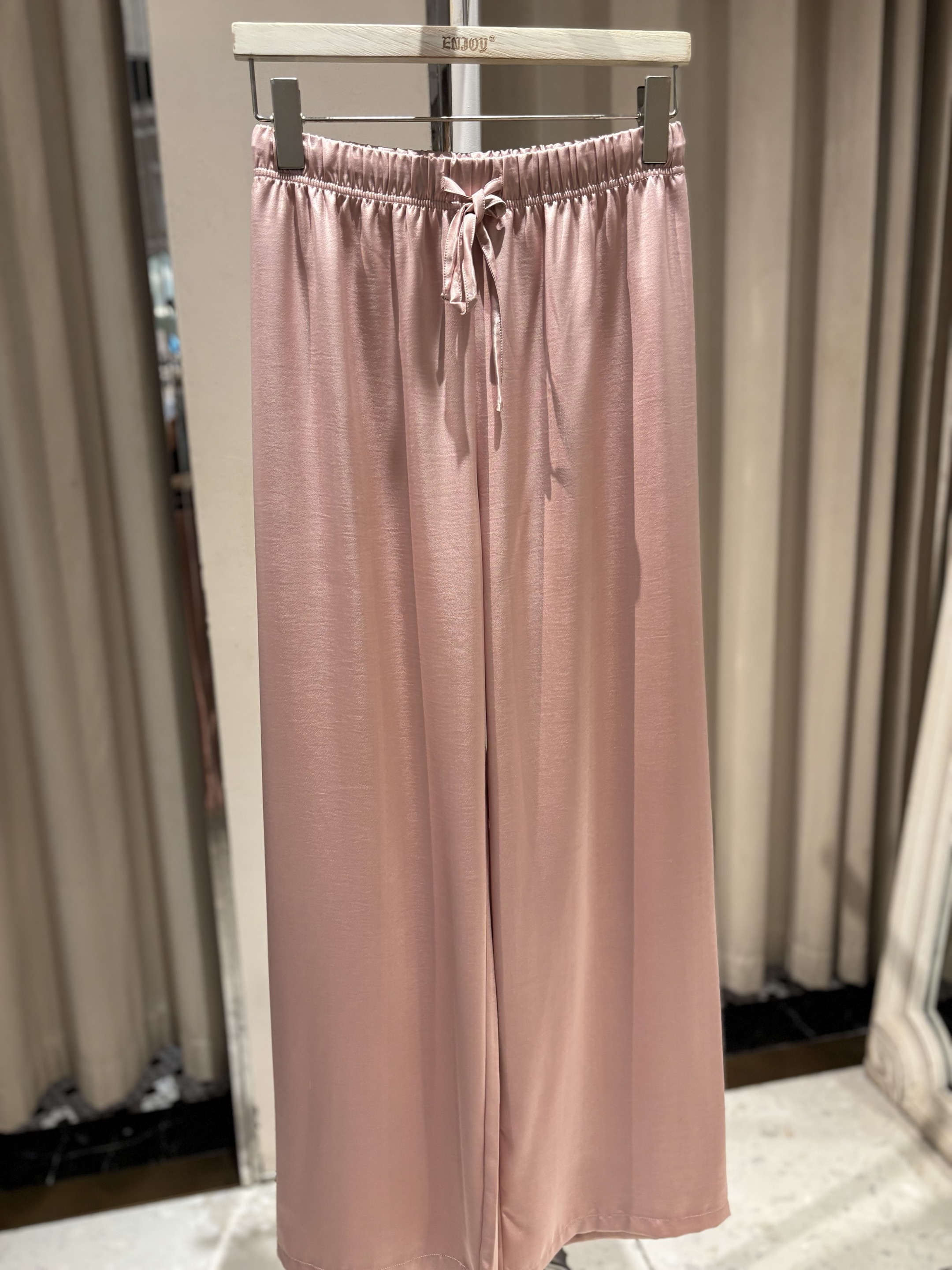 【门店同款】ENJOY夏季光泽垂感阔腿裤 162263698