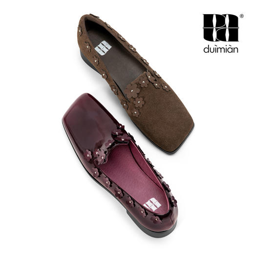 对面duimian-花簇乐福鞋单鞋 商品图4