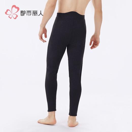 都市丽人打底裤雅赛尔复合绒男士多层打底裤厚九分裤男裤FLH4C1 商品图3