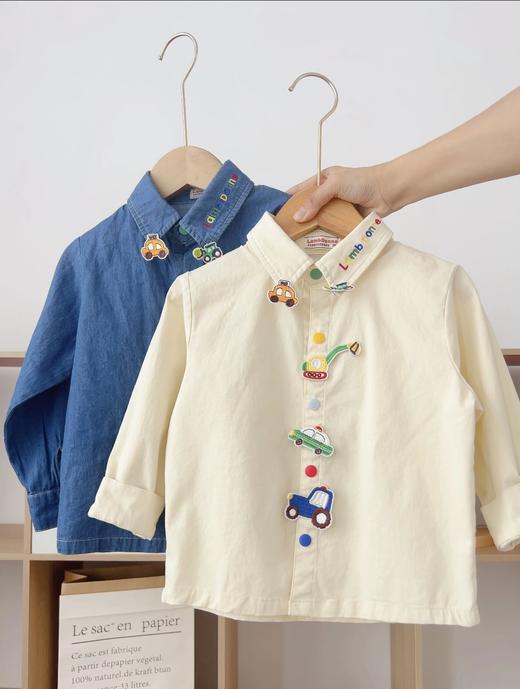 【加一】1767汽车刺绣衬衣★ 商品图1