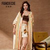 2F【Fandecie芬狄诗】时尚开襟衬衫版型舒适女士睡裙FL00508 商品缩略图0