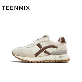 【云粉节】BF楼天美意阿甘德训鞋2025秋新款厚底复古风女鞋BL811CM5吊牌价799活动价439