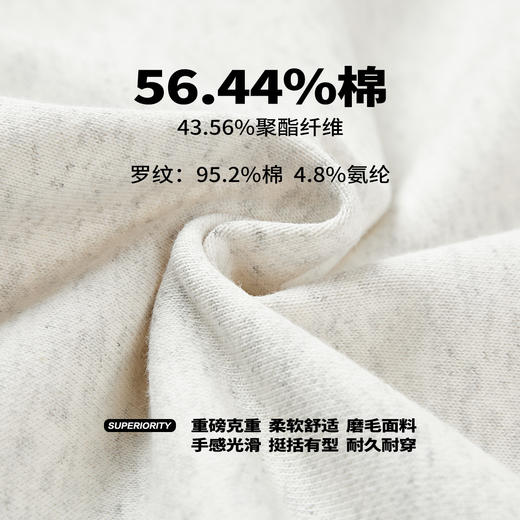 NPC潮牌CC系列刺绣&立体发泡印花圆领卫衣男童趣休闲宽松CC4AST15 商品图4