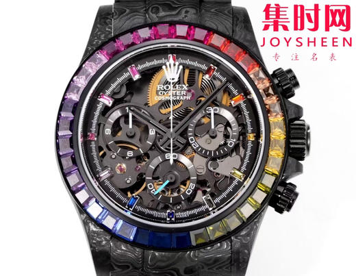 彩虹圈 改装迪通拿全碳纤维定制版 TWF劳力士迪通拿计时 男士腕表 商品图2