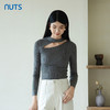NUTS商场同款秋季时尚气质修身显瘦设计感毛织套头衫女4390501A1 商品缩略图3