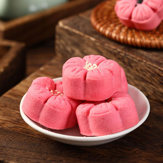 【苏州江南特产❗️传统糕点桃花酥】舌尖上的美味，入口细腻/口感酥软，桃花酥糕传统糕点心，休闲零食小吃茶点伴手礼L 商品图1