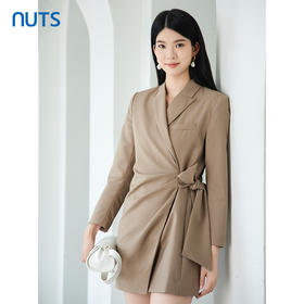 NUTS商场同款春秋款时尚气质高级感职场OL西装外套女4390407A1
