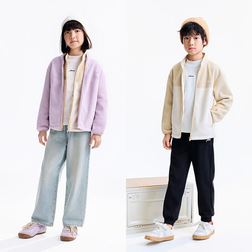 【实体店同款】男女童立领针织外套秋季新款安奈儿童装AM535277 商品图3