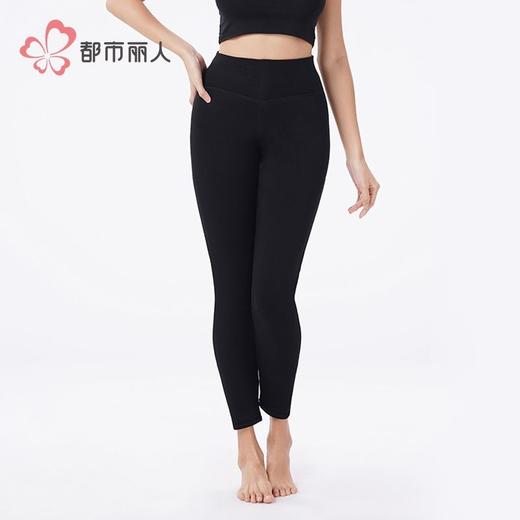 都市丽人保暖裤雅赛尔女士打底裤多层打底裤厚九分女裤LLH4E8 商品图1