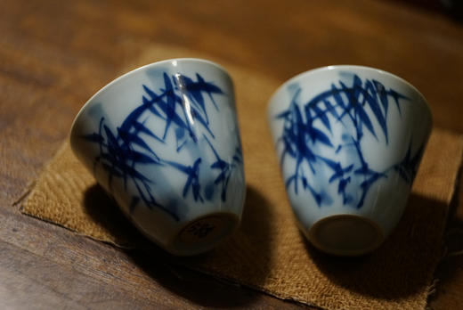 青花｜对杯 商品图1