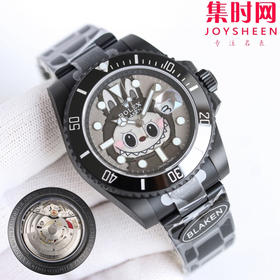 ROLEX 劳力士 Labubu 拉布布联名水鬼 全黑水鬼黑武士 BLAKEN联名“拉布布”发行 3135机 颜值与实力并存的水鬼，男生女士戴都超有格调！