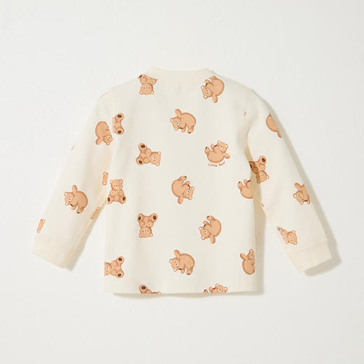 怡比陪伴小熊长袖圆领套装HY25AUN074咖色调80#-130# 商品图8