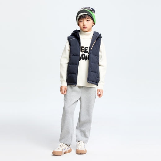 男女童带帽羽绒马夹冬季新款安奈儿童装EM542554 商品图5