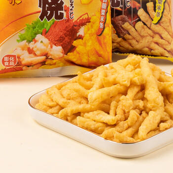 四洲粟一烧 非油炸膨化食品玉米脆32g*8包  办公室出游休闲零食 /休闲食品 /膨化食品 /玉米卷/粟米棒 商品图2
