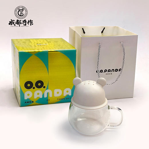 【彭州白瓷￭洗脑壳飘逸杯】成都手作泡饮一体茶杯 家用高档送礼熊猫耳泡茶碗【非物质文化遗产】【大师匠作】 商品图10